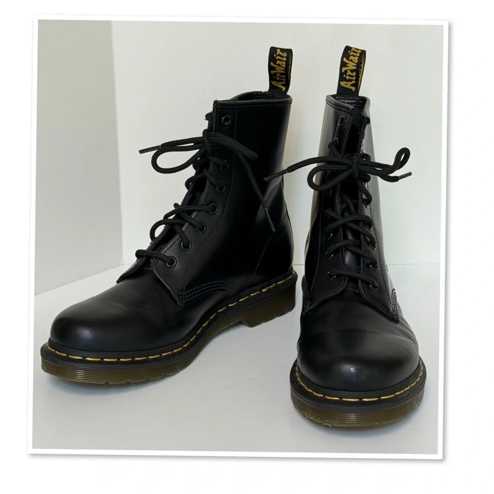 Dr. Martens 1460 Black Lace-Up Boots - Picture 3 of 11